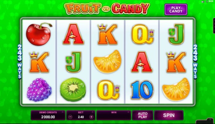 Игровой автомат «Fruit vs Candy» запускаем в казино Фараон